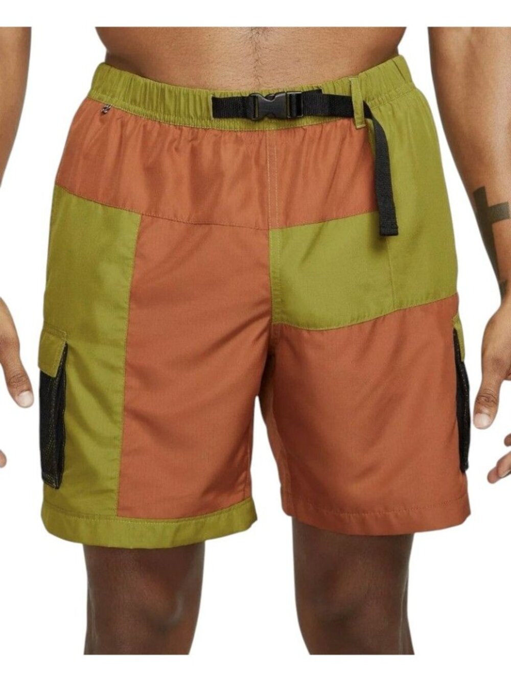 Nike Explore Belted Packable Quick Dry Swim Trunks NESSD465‎ Men's M NEW w/ TAGS